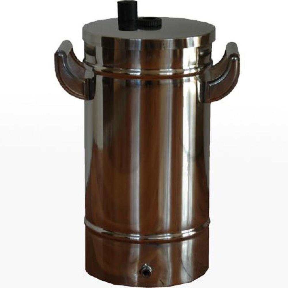 Stainless steel fluidized tank D200 H340 10L
